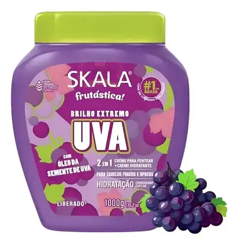Crema de tratamiento y peinar Skala Frutastica UVA 1Kg