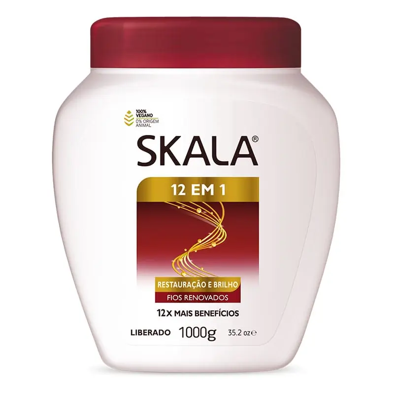 CREMA DE TRATAMIENTO SKALA 12 EN 1  PARA CABELLOS MALTRATADOS (RESTAURACION)