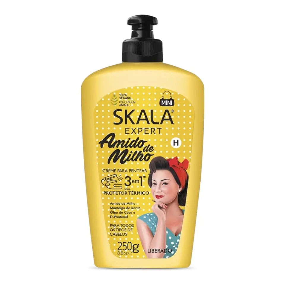 Mini Crema de peinar Skala Amido de Milho 250Gr
