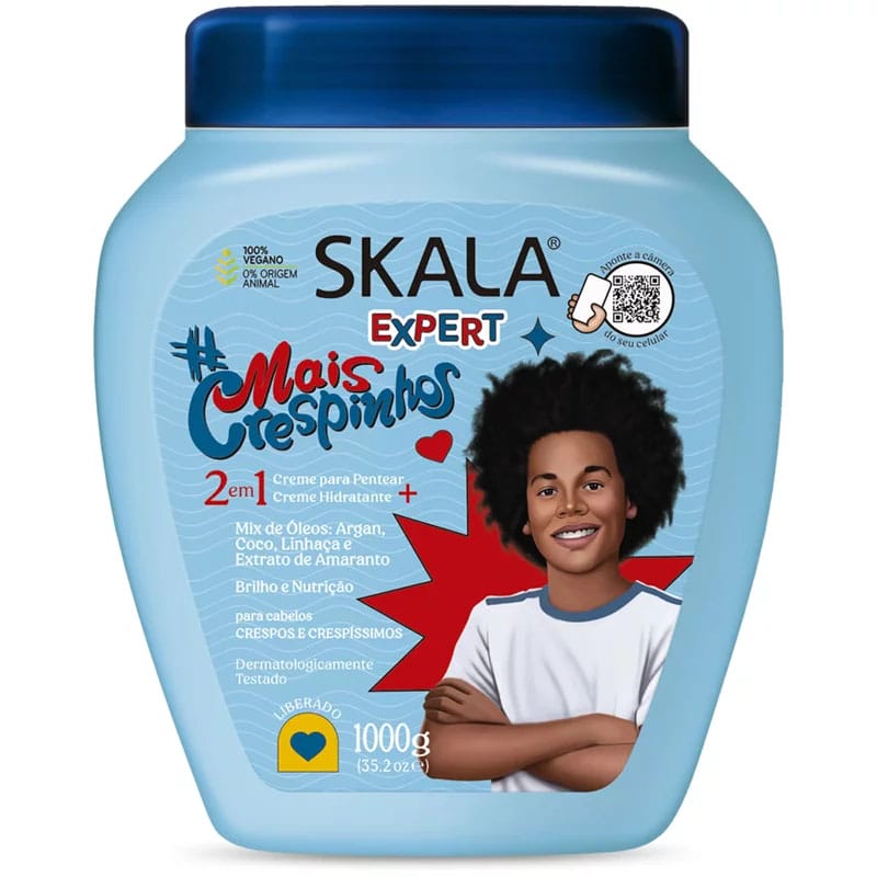 CREMA DE TRATAMIENTO SKALA MAIS CRESPINHOS - CABELLIOS RIZADOS Y CRESPOS (NUTRICION)