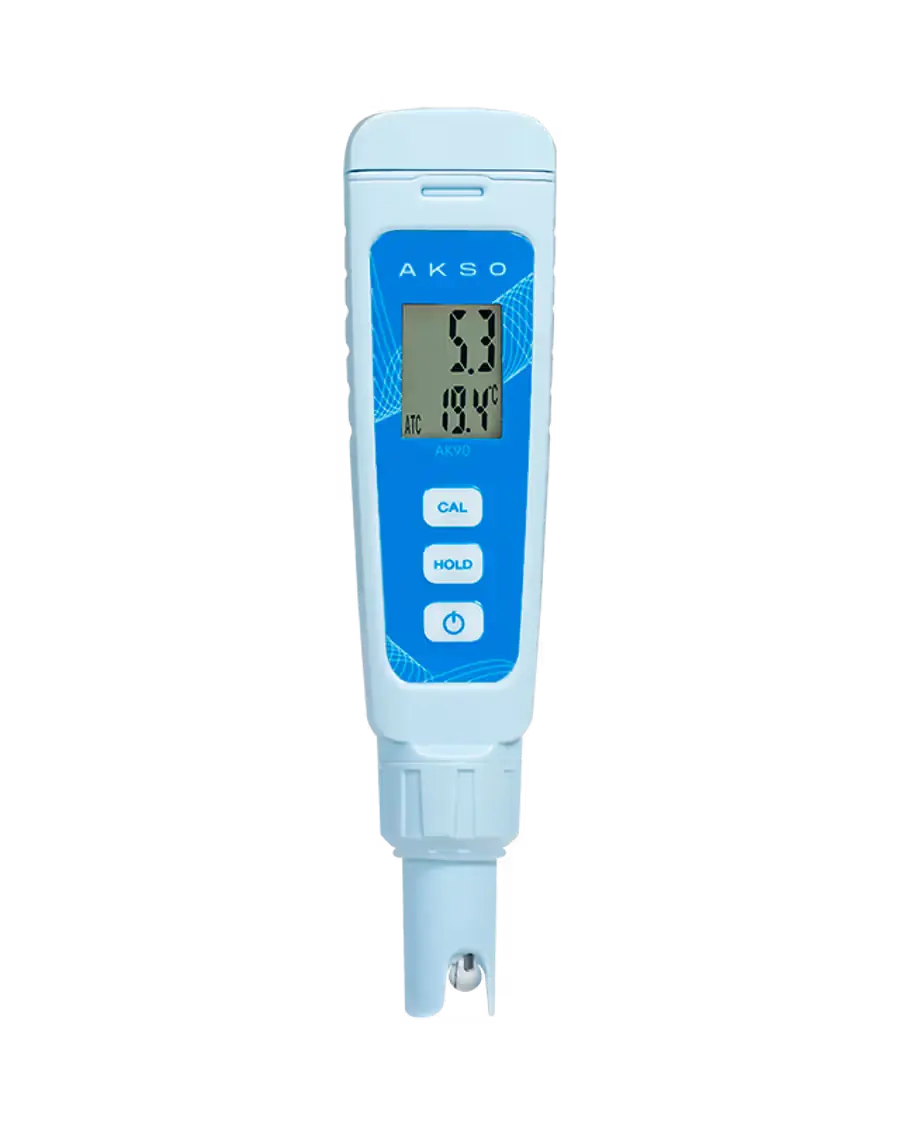 AKSO AK90- Medidor de pH y temperatura de bolsillo