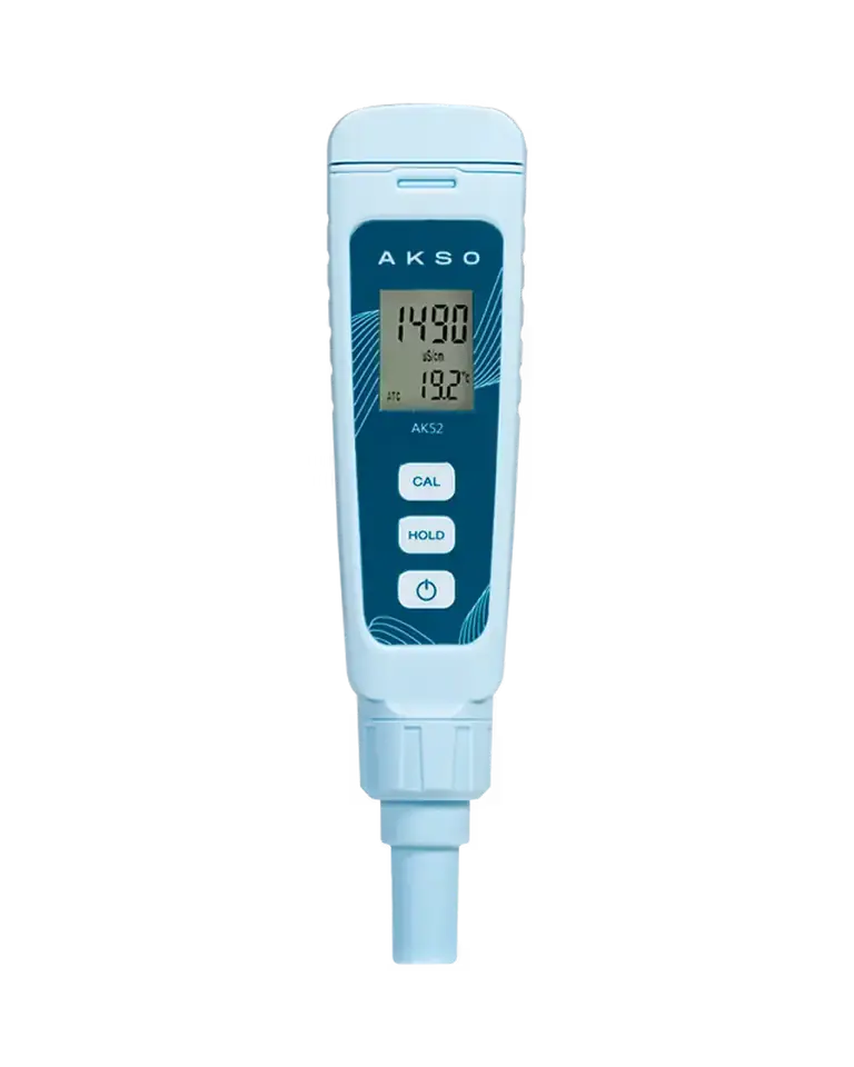 AKSO AK52- Medidor de conductividad y temperatura de bolsillo