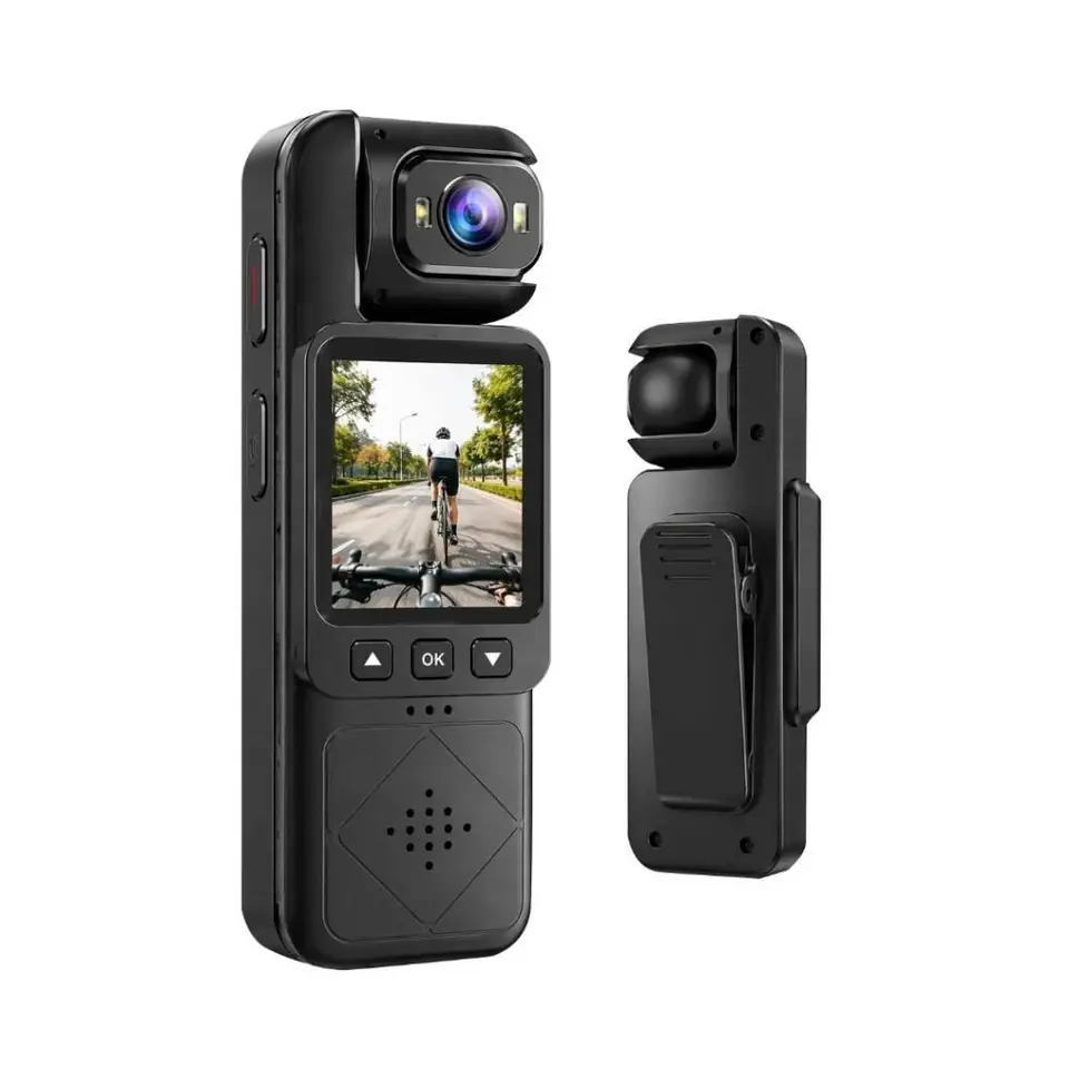 Cámara Digital Deportiva Mini Clip Fotos Video HD Pantalla 2'' Recargable