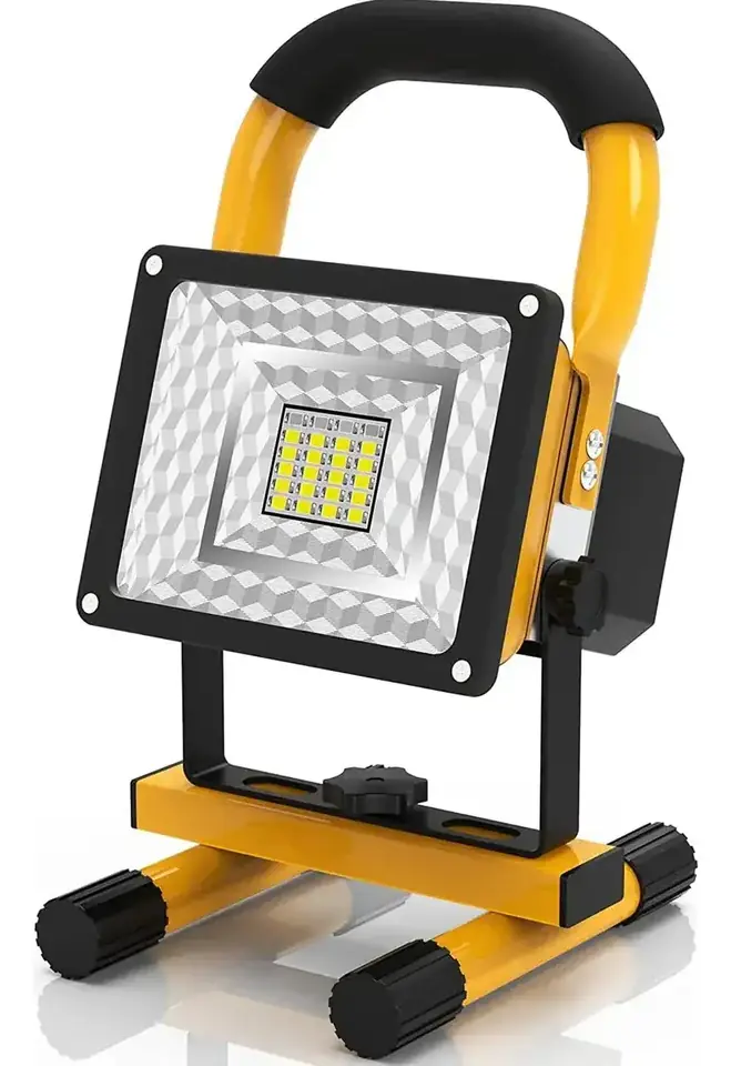 Foco Led Recargable 30w Camping Trabajo Exterior Portátil