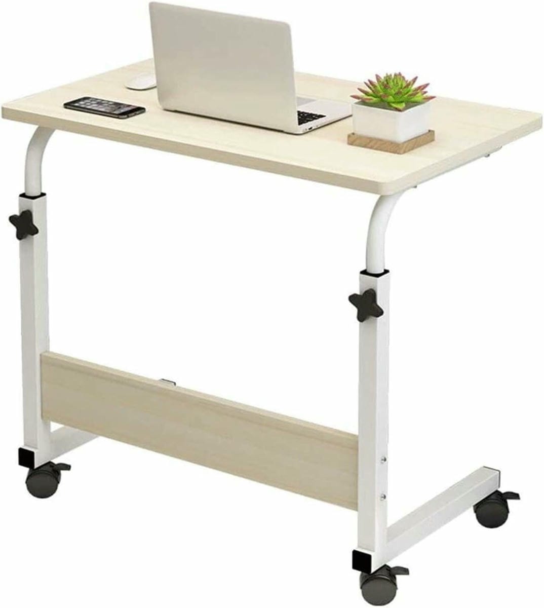 Mesa Escritorio Portátil Auxiliar Altura Ajustable Ruedas