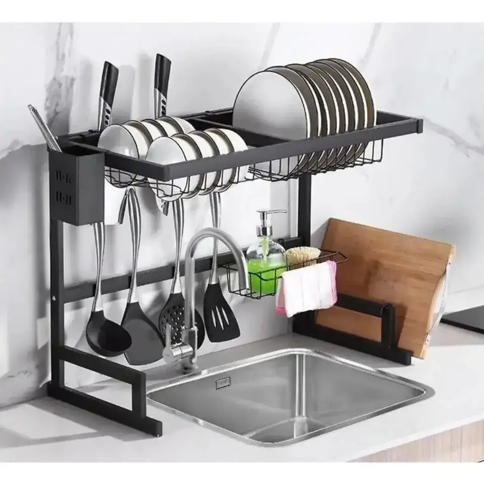 Escurridor Seca Platos Acero Inoxidable Pileta Cocina
