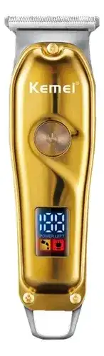 Maquina De Cortar Pelo Barba Profesional Barbero Inalámbrica Dorado