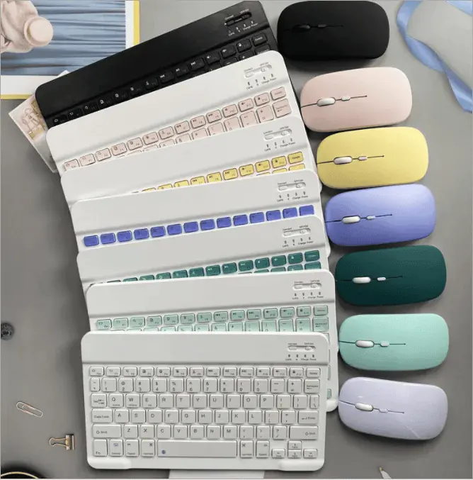 Kit Combo Teclado Y Mouse 2 En 1 Bluetooth Inalámbrico