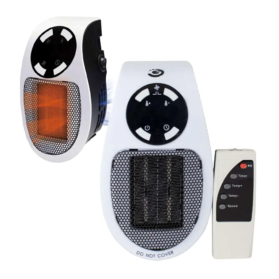 Calefactor Portátil Control Remoto Pared Display 2 Velocidades