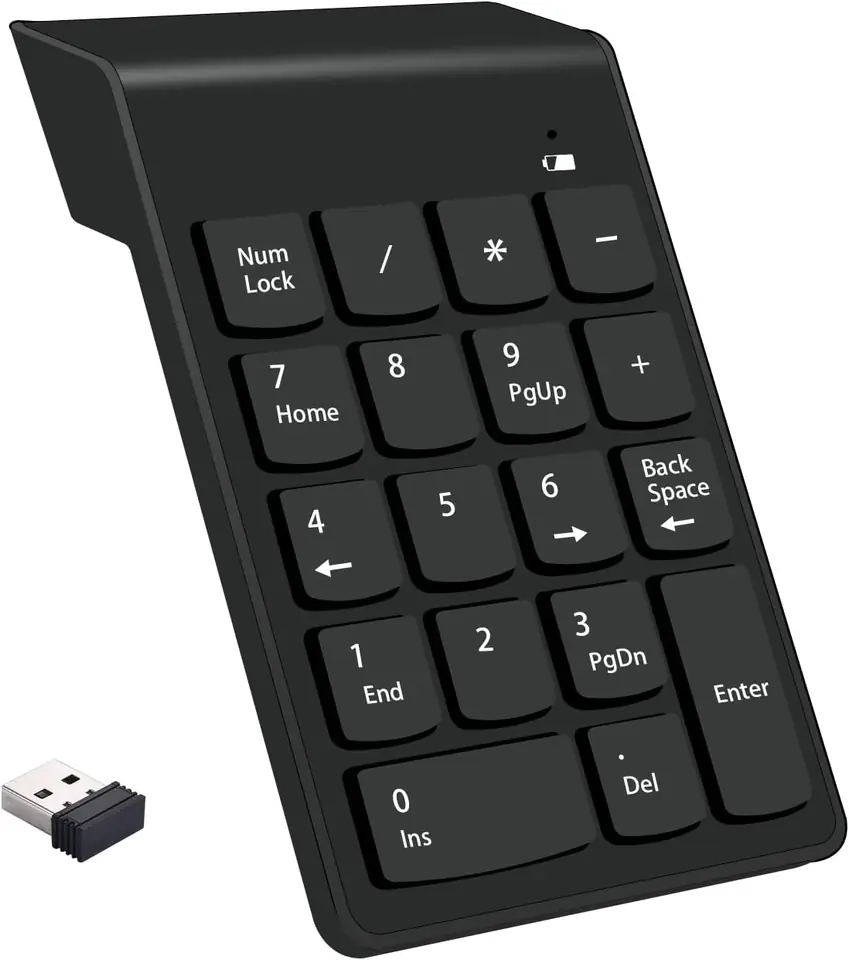 Teclado Numérico Inalámbrico Portátil Usb Notebook Mini