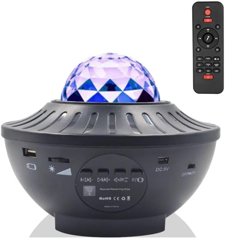 Parlante Bluetooth Proyector Efecto Graffiti Control Remoto