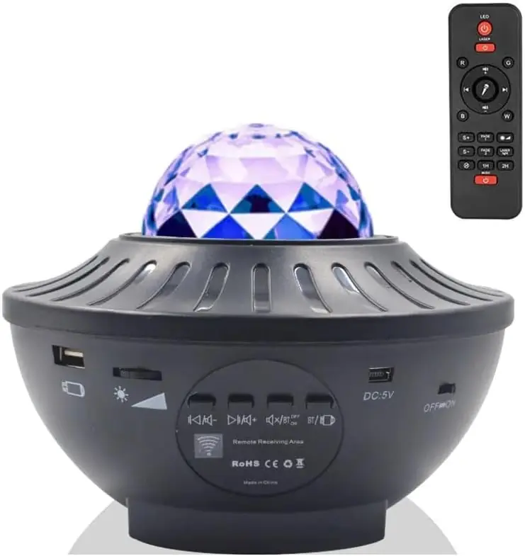 Parlante Bluetooth Proyector Efecto Graffiti Control Remoto