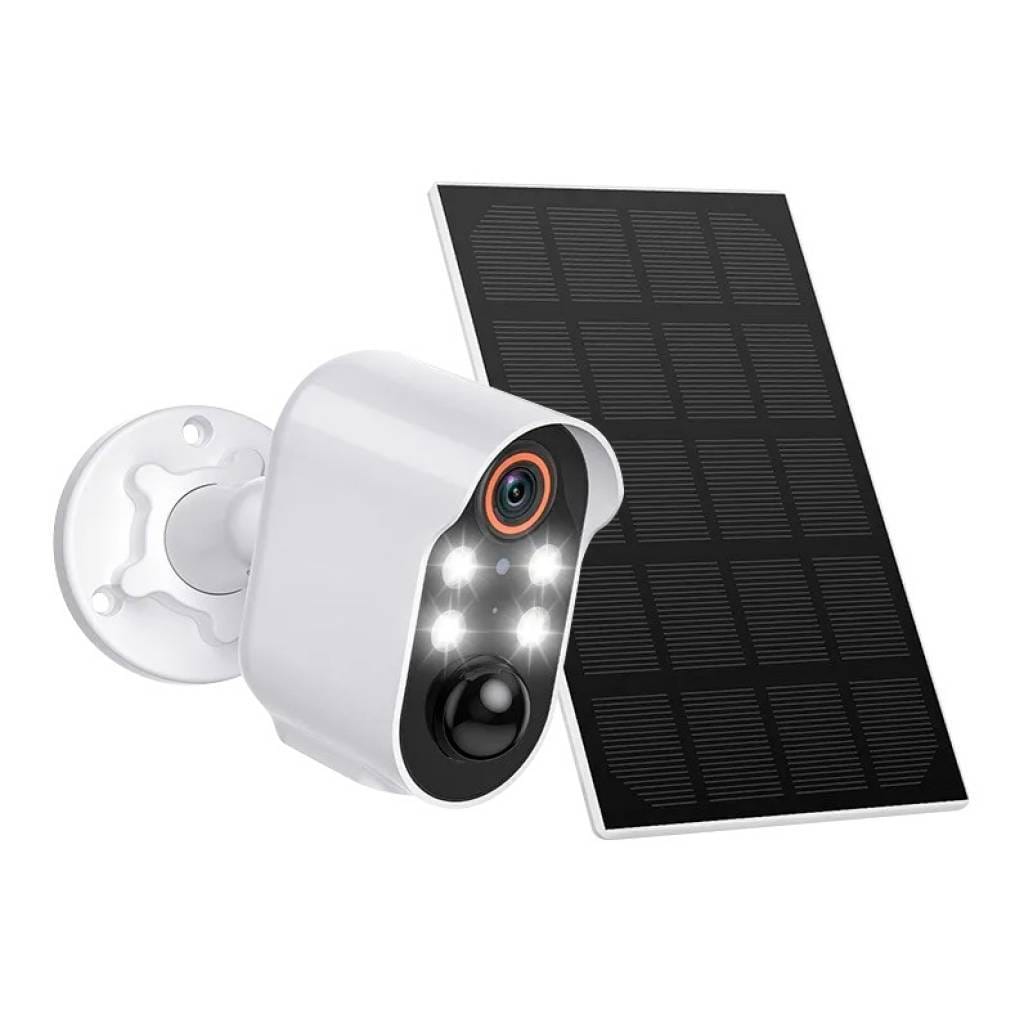 Cámara Seguridad Inalámbrica Wifi Exterior Con Panel Solar