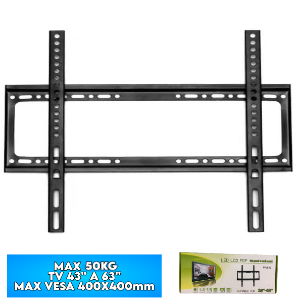 Soporte Para Televisión Led 26 A 63 Fijo Pared Universal