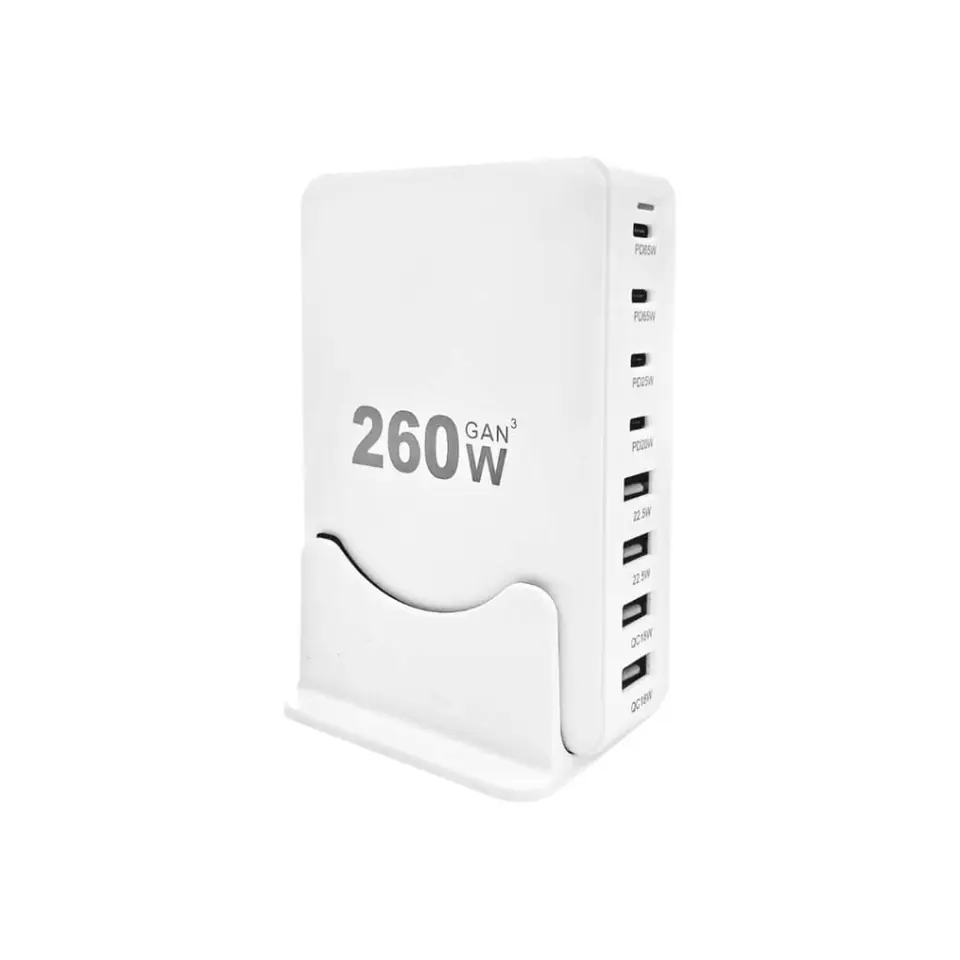 Estacion De Carga Rapida Para Escritorio 260w Usb-c