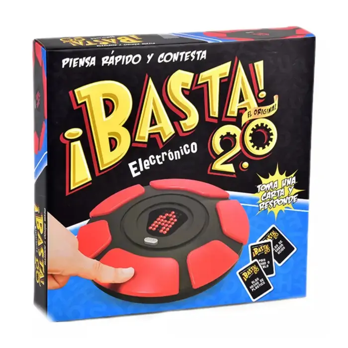 Juego De Mesa Basta Electrónico 2.0 Reuniones Familiar Piensa Rápido