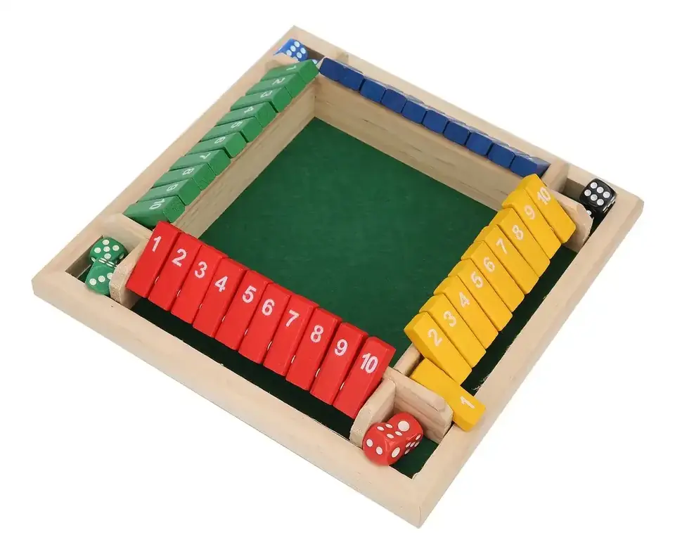 Juego De Mesa Shot The Box Dados 4 Jugadores Familia Amigos