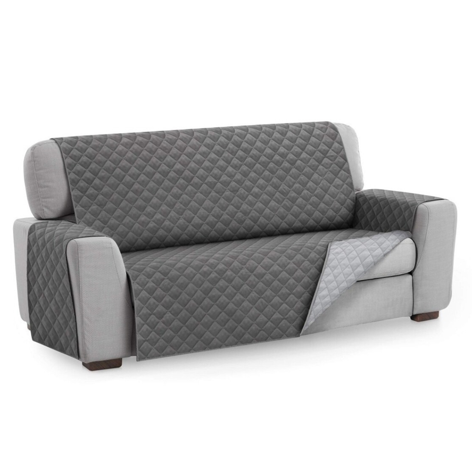 Cubre Funda Sillón 3 Cuerpos Impermeable Reversible Lavable
