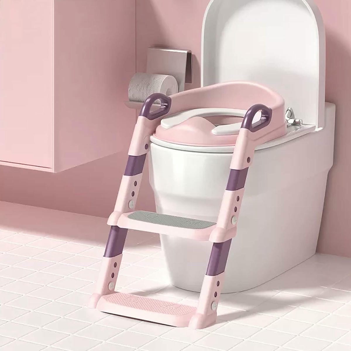 Asiento Inodoro Reductor Escalera Niños Infantil Baño Seguro