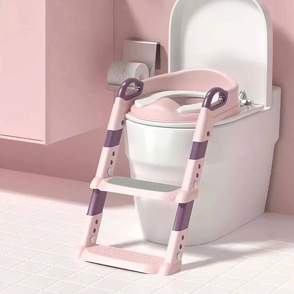 Asiento Inodoro Reductor Escalera Niños Infantil Baño Seguro