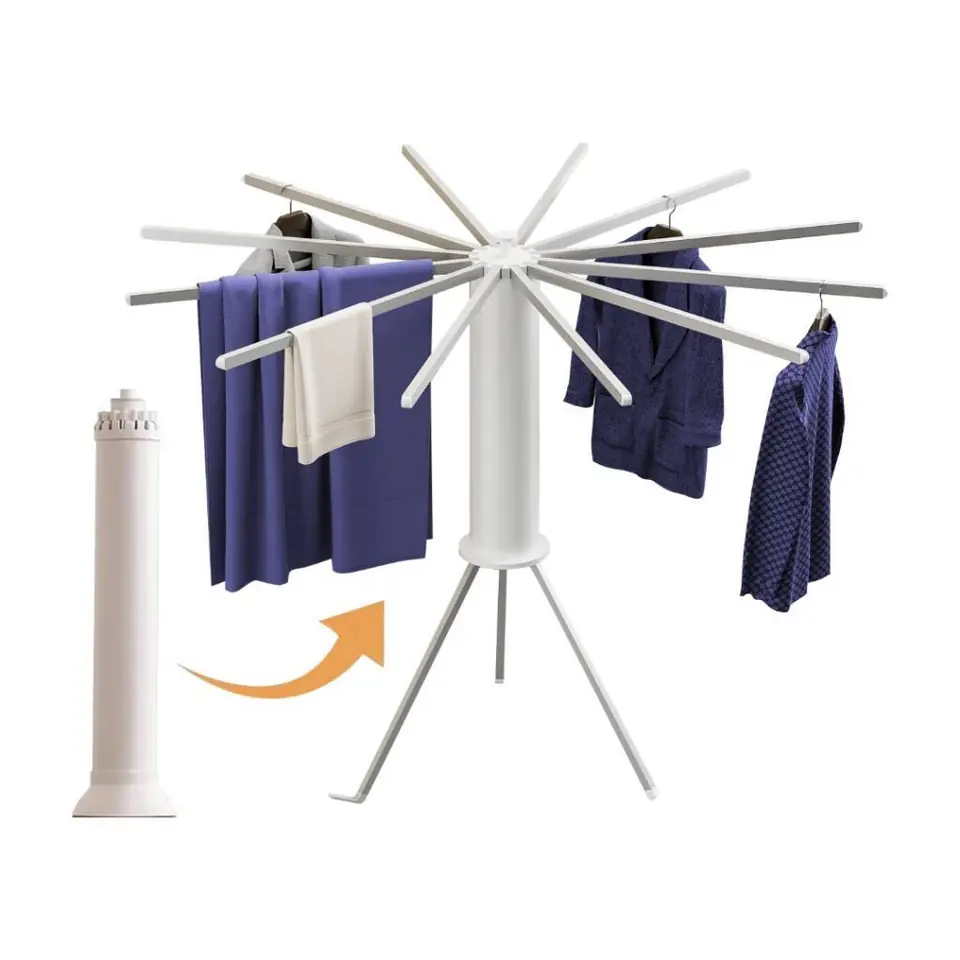 Tender Plegable Circular Pulpo Giratorio Secado Ropa