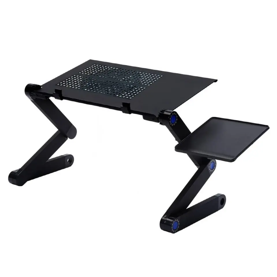 Mesa Plegable Portátil Laptop Mouse Ventilador Articulada
