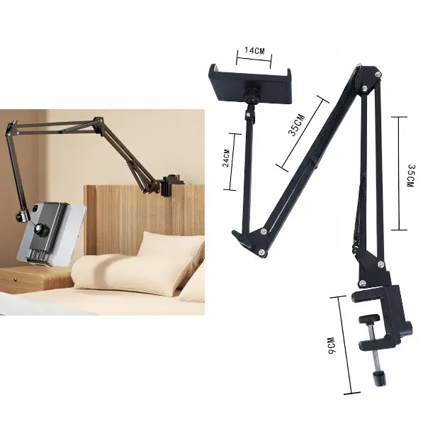 Soporte Brazo Articulado Escritorio Agarre Celular Tablet