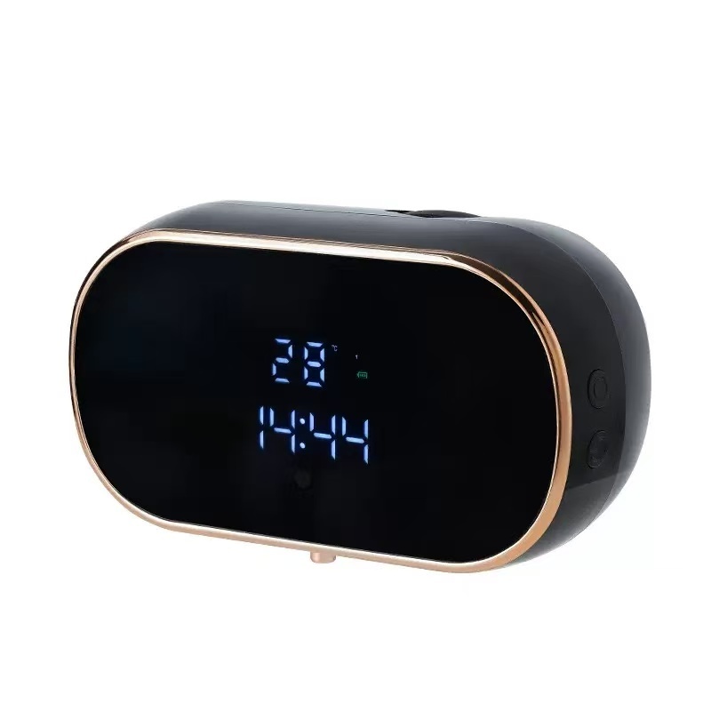 Dispensador Sensor Automático Jabón Espumoso Temperatura Hora