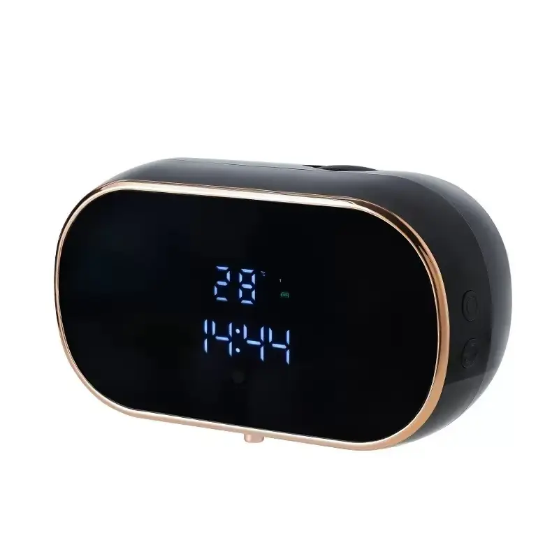 Dispensador Sensor Automático Jabón Espumoso Temperatura Hora