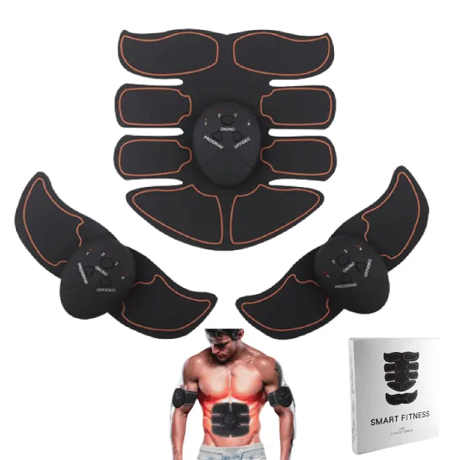 Kit Ejercitador Fitness Tonificador Electro Estimulador