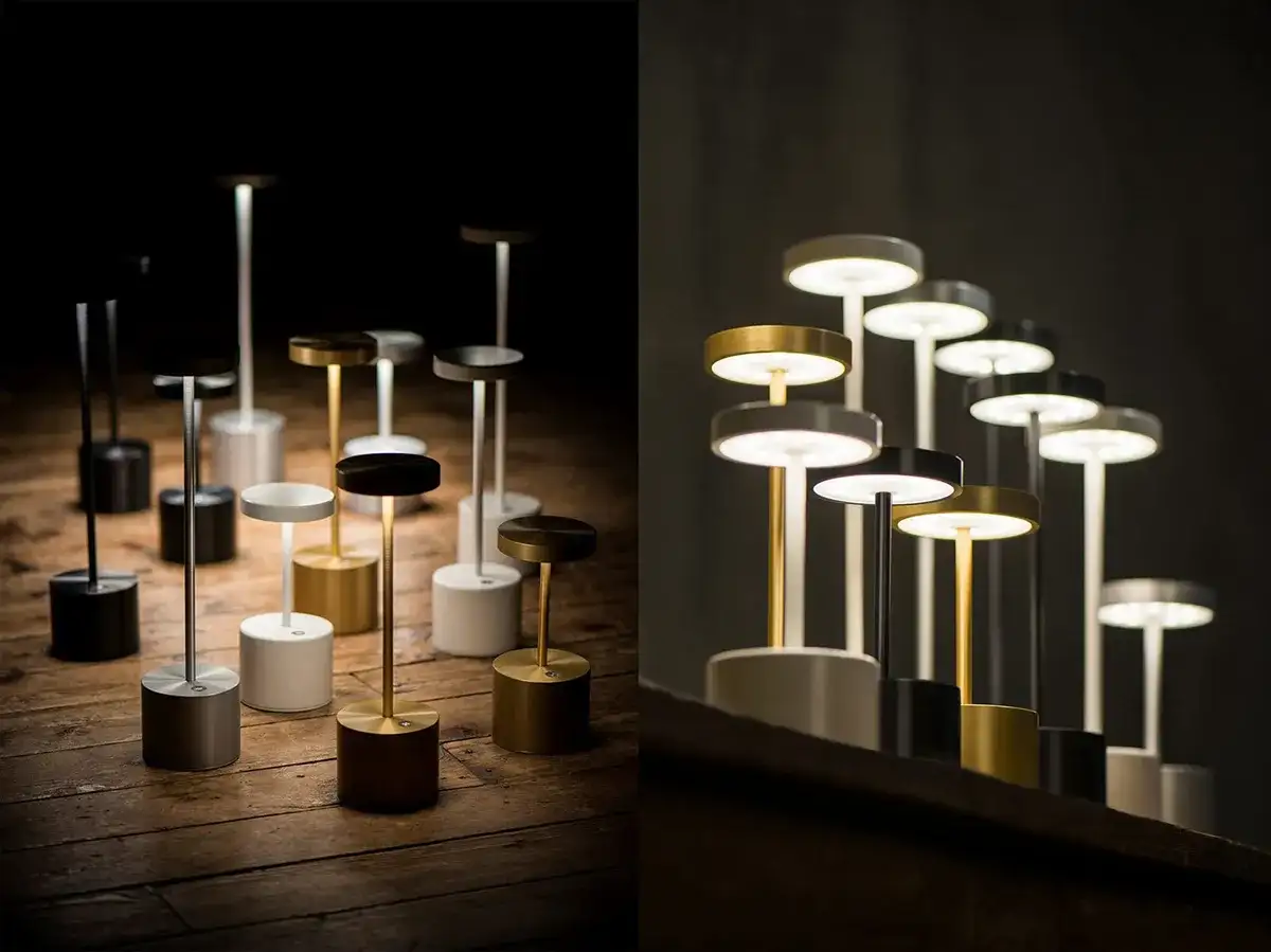 Lámpara Mesa Escritorio Led Inalámbrica Táctil 3 Tonos Luz