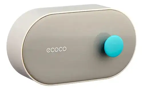Soporte Jabón Jabonera Pared Baño Ducha Drenaje Adhesiva Gris