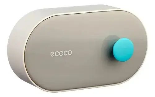 Soporte Jabón Jabonera Pared Baño Ducha Drenaje Adhesiva Gris
