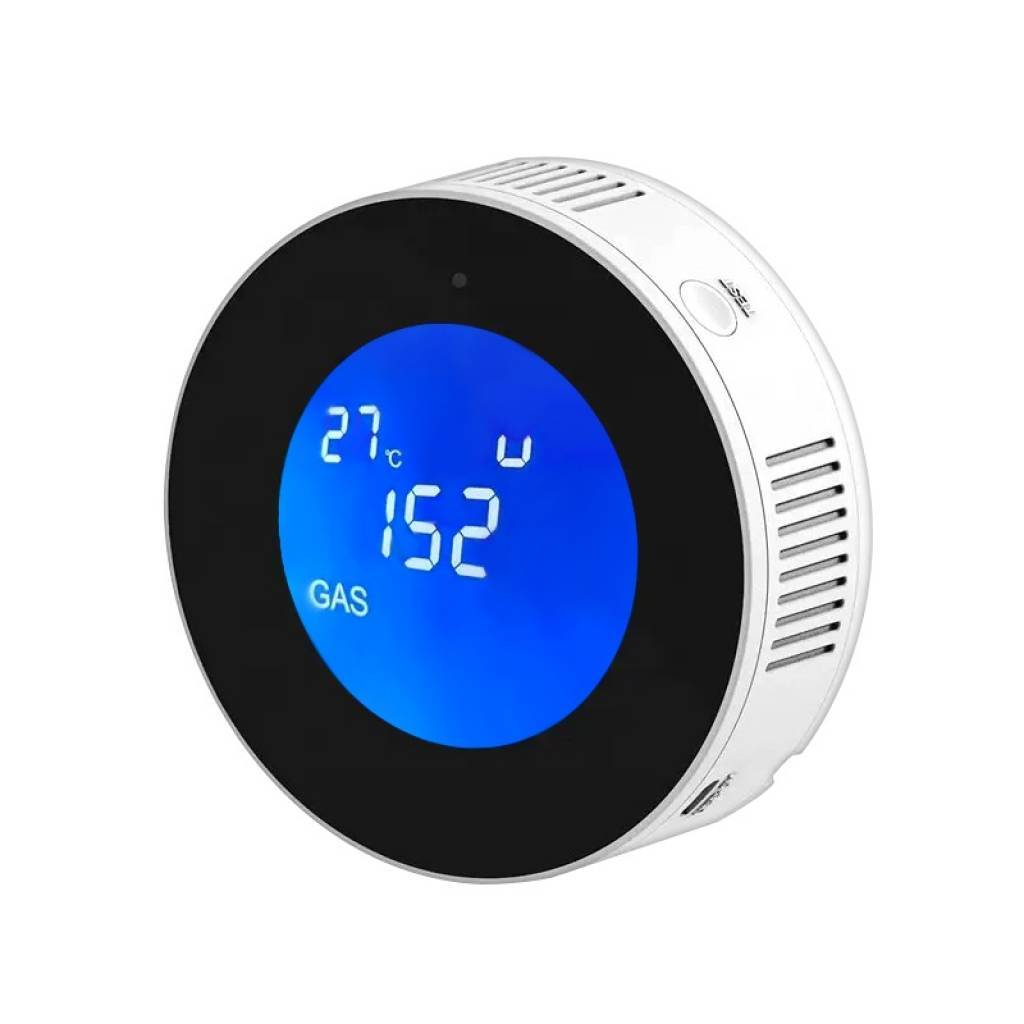 Detector Sensor Gas Wifi Termómetro Alarma Portátil