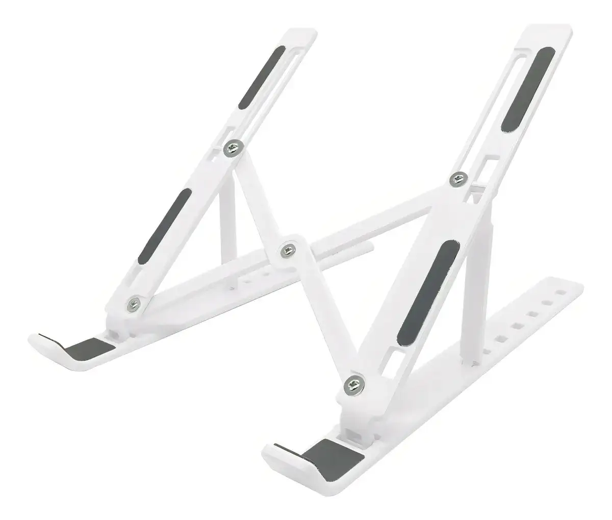 Soporte ajustable para notebooks y netbooks con 10 posiciones Blanco