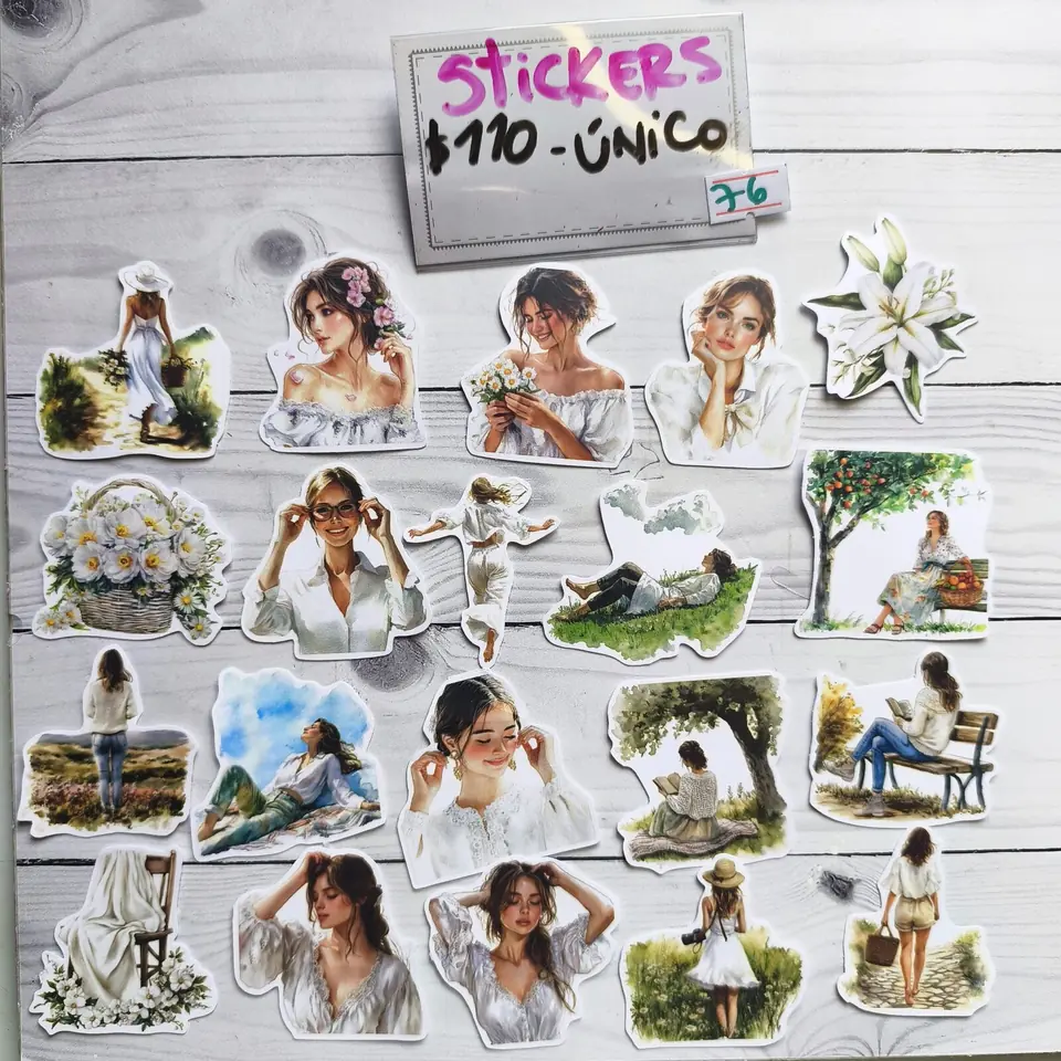 Stickers nena delicada 76