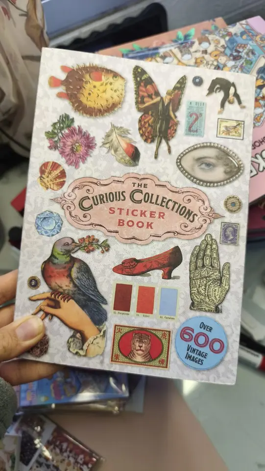 Libro de stickers Curious collection