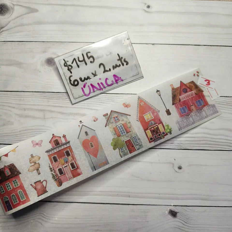Washi casitas rojas 3