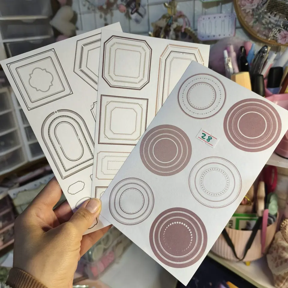 Planchas Washi formas