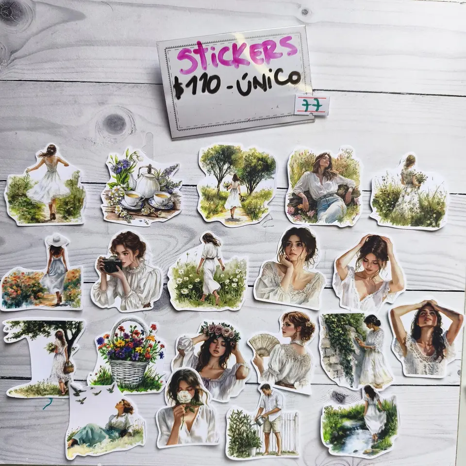 Stickers nena delicada 77