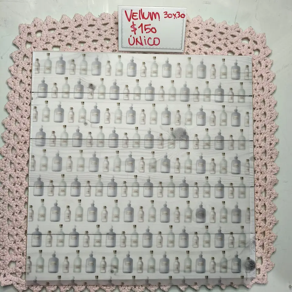 Vellum 30x30 frasquitos 2