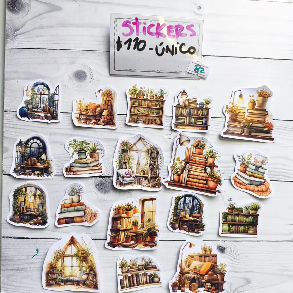 Stickers libros 82