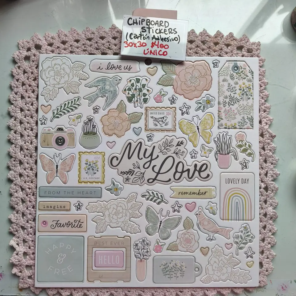 Chipboard My Love 30x30