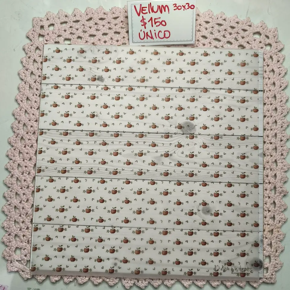 Vellum 30x30 manzanitas