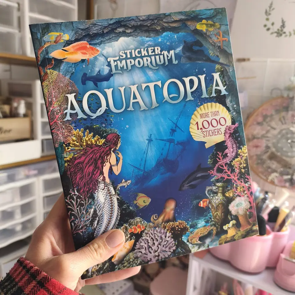 Libro de stickers Acuatopia