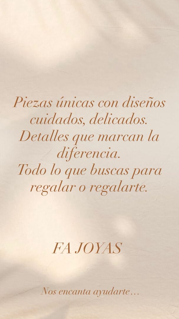 F/A JOYAS Y ACCESORIOS