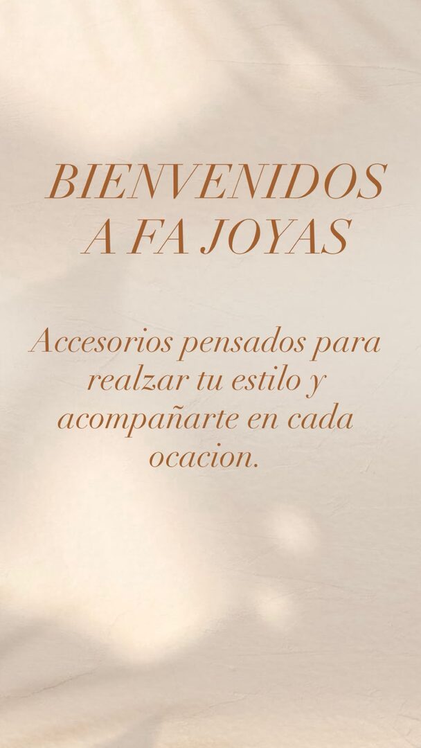 F/A JOYAS Y ACCESORIOS