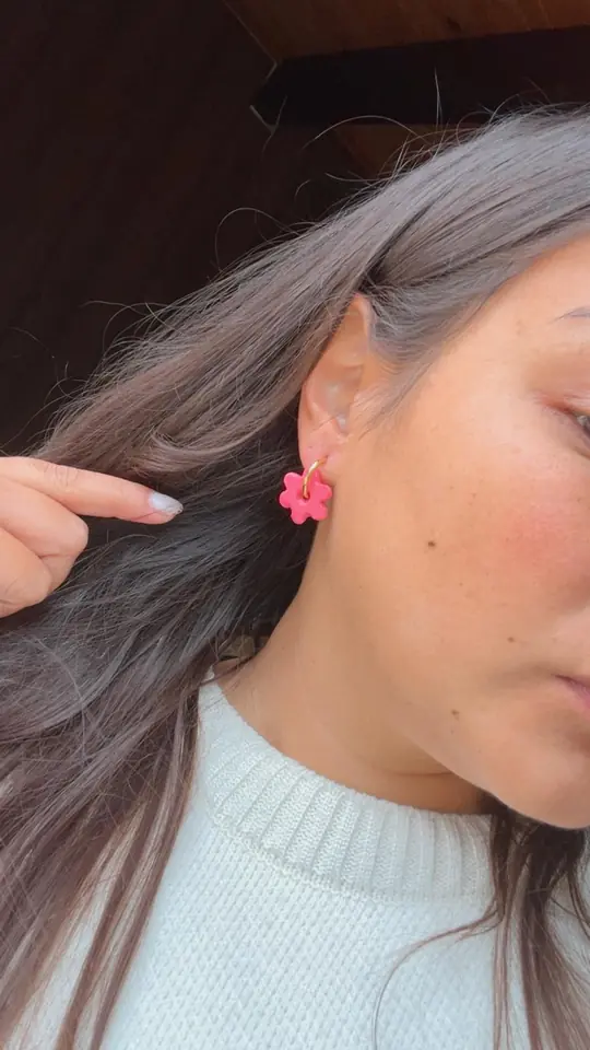 AROS FLOR ROSA LISO