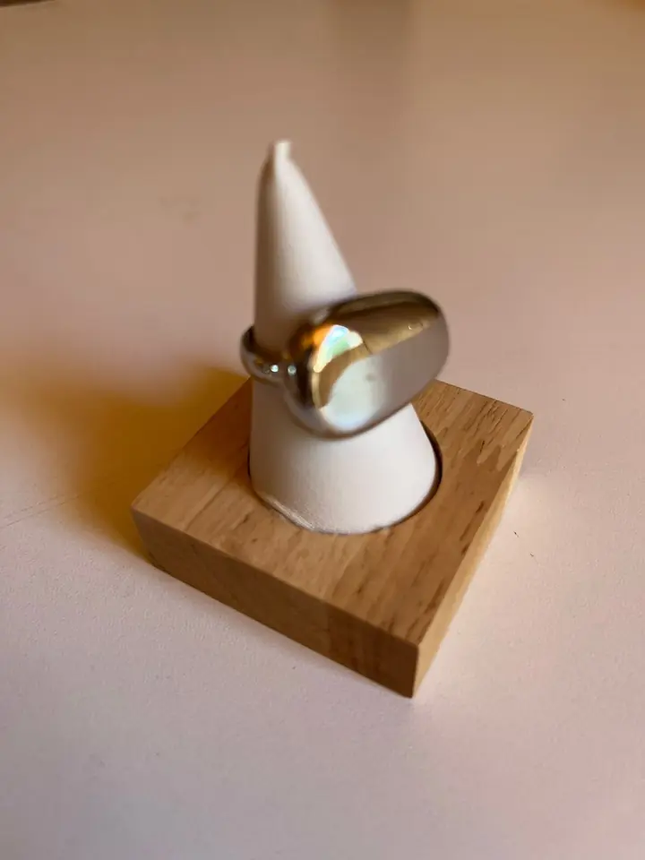 ANILLO PLATEADO ACERO