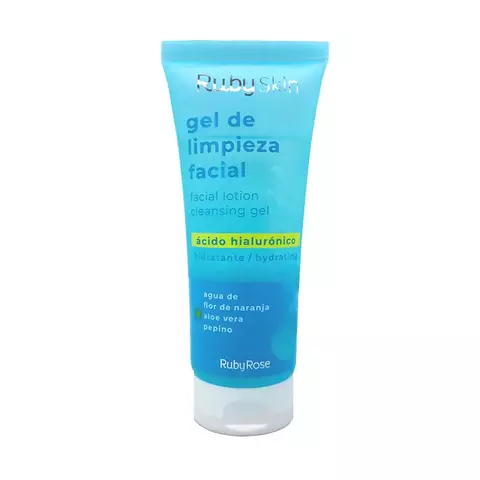 Gel de limpieza facial con ácido hialuronico de la marca Ruby rose